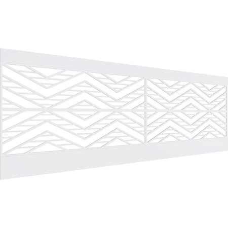 Ekena Millwork 32"H x 94 1/2"W Gilcrest PVC Wainscot Paneling Kit WPK32X94GCT